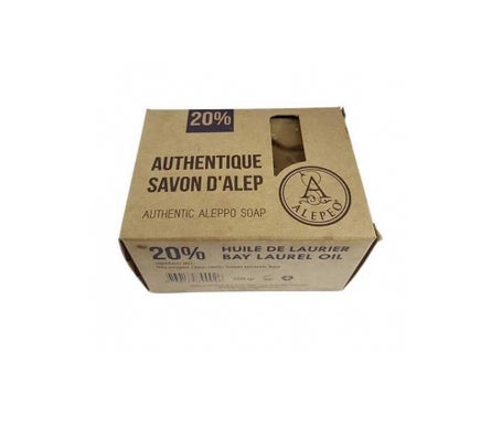 Savon naturel d'Alep 20% 200g. Ecocert - Offre d'Alepeo
