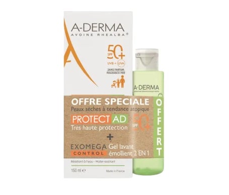 A-Derma Protec AD 150ml + Exomega Control 100ml