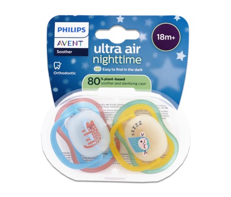 Philips Avent Ultra Air Nighttime Sucet +18M Scf376/32 Boy 2 uts