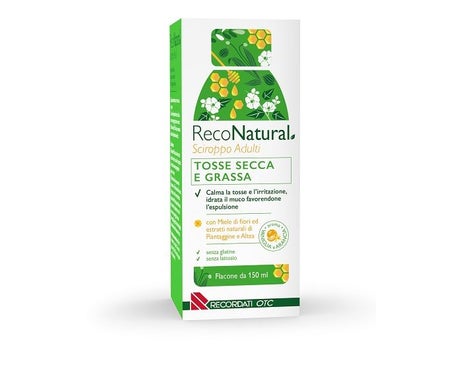 Reconatural Sirop Adultes Toux Sèche et Grasse 150ml