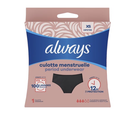 Always Culotte Menstruelle Lavable Taille XS 36-38 1ut