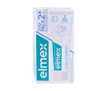 Elmex Pack Dentifrice Sensitive Soin Complet 2x75ml