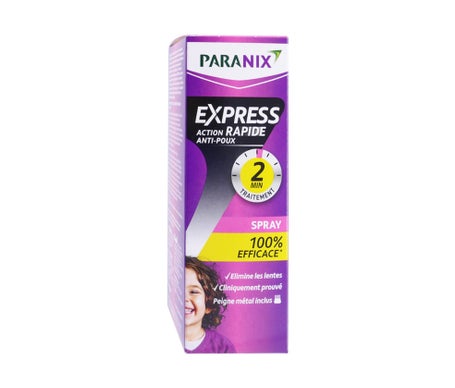 Paranix Express 2 Minutes Spray Anti-Poux 100ml