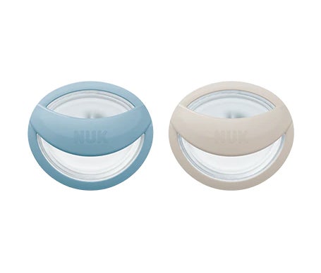 Nuk Sucettes Mommy Feel Silicone 0-9M Bleu 2 Unités