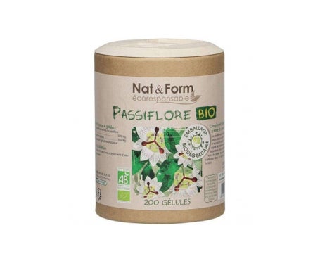 Nat&Form Eco Passiflor Bio 200 Gélules