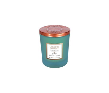 Collines de Provence Bougie Parfumé Thé Blanc & Jasmin 180g
