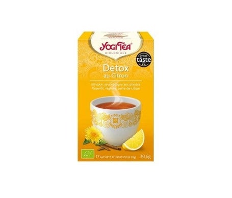 Yogi Tea Infusion Bio Détox Citron 17 sachets 30,6g