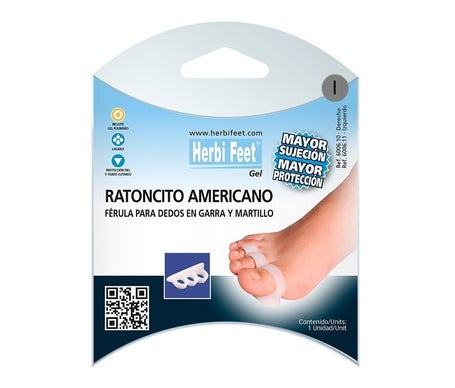 Herbifeet Souris Américaine Gel Pied Gauche 1ut