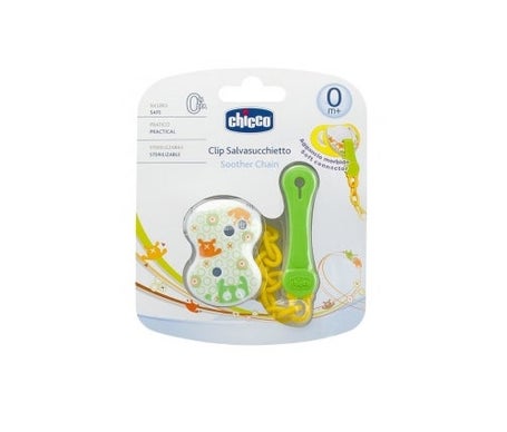 Chicco™ Chicco™ Chicco™ Clip pour bébé protège la sucette couleur verte 1 pc