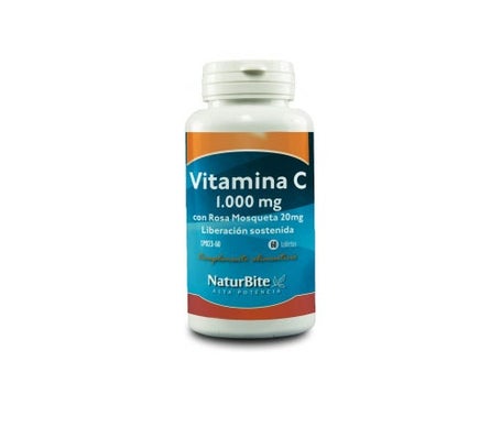Naturbite Vitamina C 1000mg Rosa Mosqueta 20mg 60tabs