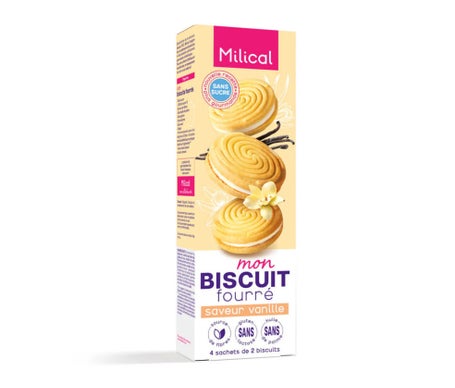 Milical Biscuits Fourrés Vanille
