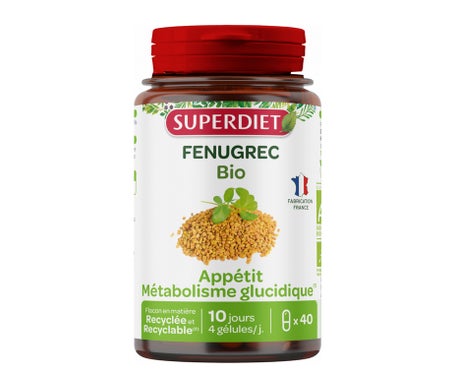 Superdiet Fenugrec Bio 40 Gélules