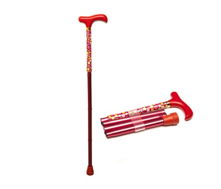 Prim MBéquille Pliante Perle Satin Rouge 1ut