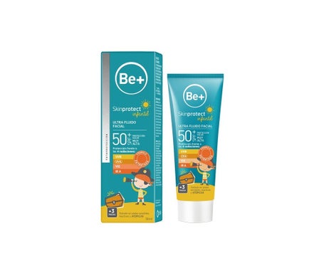 Be+ Protection de la peau Ultrafluido Facial Spf50+ Infantil Ultrafluido 50 Ml