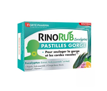 Forté Pharma RinoRub Eucalyptus Pastilles Gorge 20comp