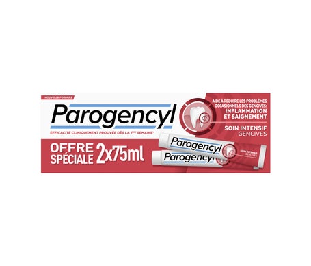 Parogencyl Dentifrice Soin Intensif Gencives 2x75ml
