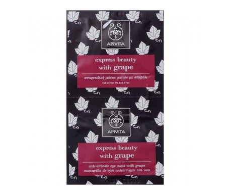 Apivita Express Beauty masque anti-rides masque anti-rides yeux de raisin 2x2ml