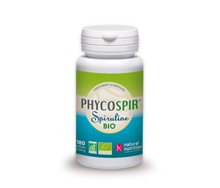 Natural Nutrition Phycospir Spiruline Bio 180caps