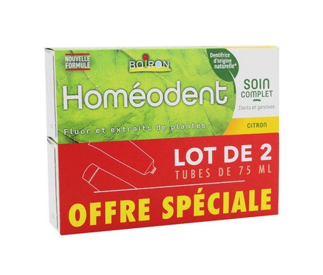 Homeodent Complete Care Pasta Dental Limón 2x75ml