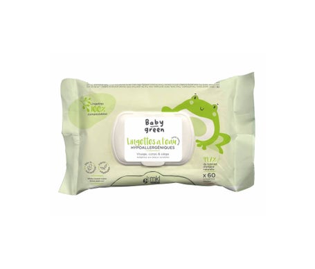 Mkl Baby Green Lingettes Bébé 56 Lingettes