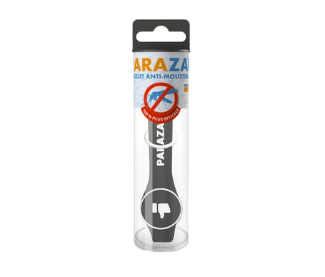 Axamed Parazap Bracelet Répulsif Anti Moustiques Noir 1ut