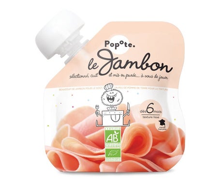 Popote Purée Jambon Morceaux 60g