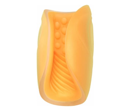 CalExotics Beaded Grip Masturbateur Texturado Orange 1ut