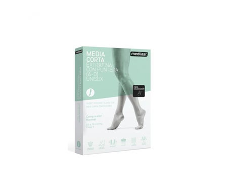 Medilast Media Corta (A-D) Compresión Normal Fácil Colocación con Puntera T-S 2uds