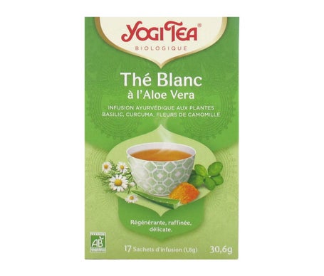Yogi Tea Thé Blanc Aloe Vera 17 sachets