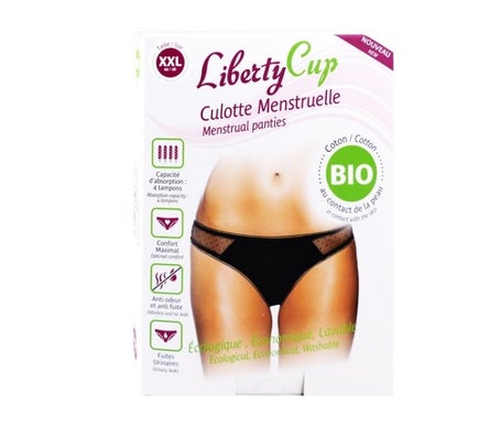 Liberty Cup Culotte Menstruelle Coton Bio Plumetis XXL 3uts