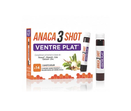 Anaca 3 Shot Ventre Plat 14 Unités 350ml
