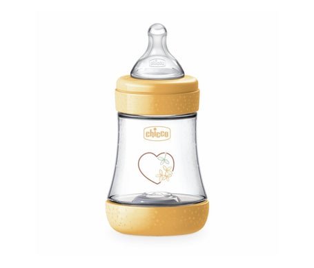 Chicco Biberón Perfect 5 Eco+ Silicona 150ml Amarillo 1ud