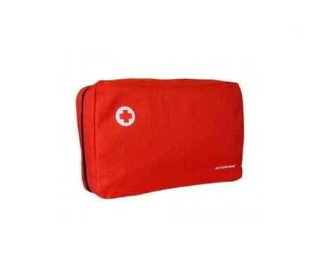 Sans trousse de premiers soins ROL pleine de nylon rouge