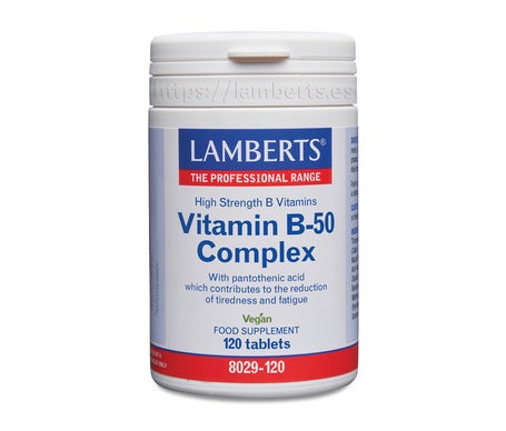 Lamberts Complejo de Vitaminas B-50 120 tabletas