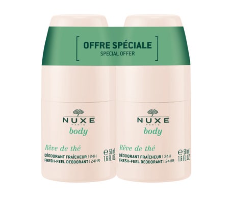 Nuxe Deodorant Hydratant Rêve de Thé 2x50ml