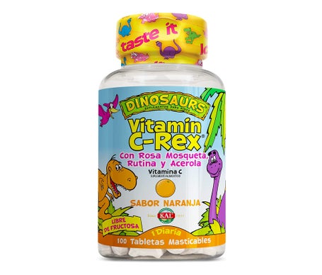 Kal Dinosaures Vitamin C Rex 100comp