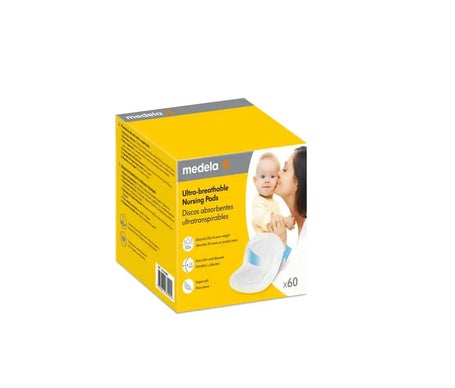 Medela Coussinets d’Allaitement Ultra-Respirants 60 Unités