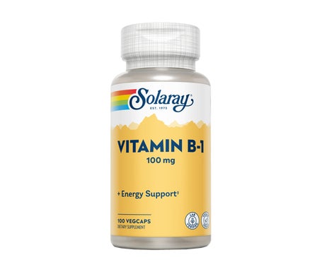 Solaray Vitamina B1 100mg 100 Caps *