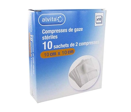 Alvita Comp Bt 10X2 Gaze 10X10