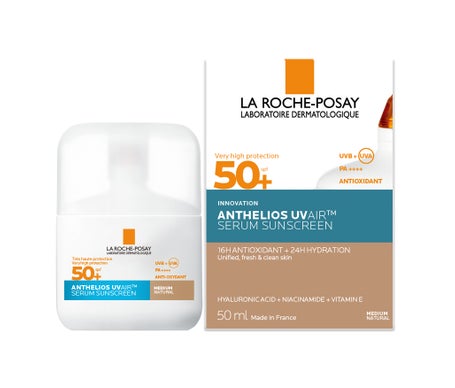 La Roche Posay Anthelios UVAir Serum Sunscreen Color Medium SPF50+ 50 ml