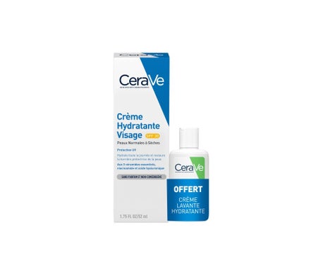 Cerave® Crème Visage SPF30 52ml + Crème Lavante 20ml