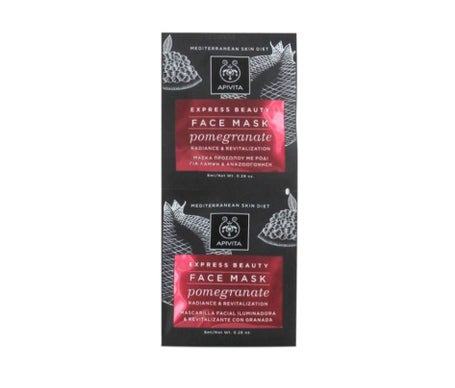 Apivita Masque facial à la grenade 2x8ml