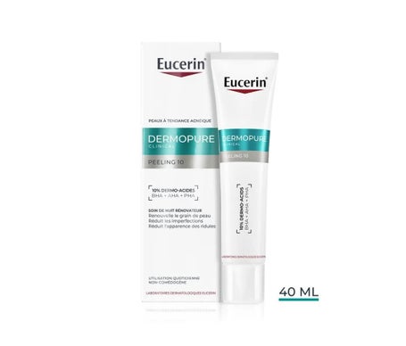 Eucerin DermoPure Clinical Peeling 10 Soin De Nuit Rénovateur 40ml