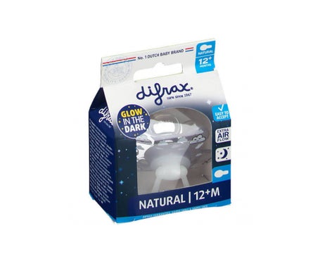 Difrax Sucette Natural 12+ Nuit