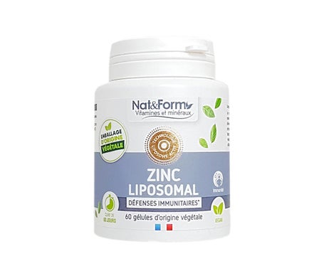 Nat&Form Zinc Liposomal 60caps