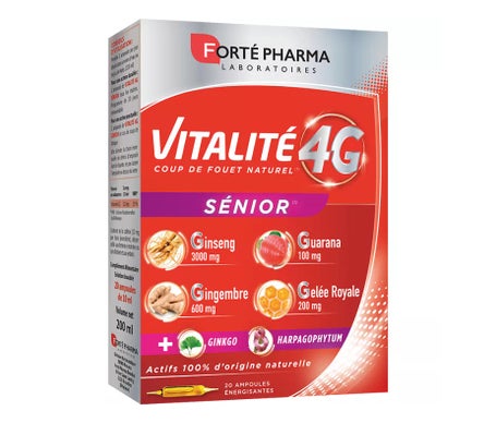 Forté Pharma Vitalité 4G Sénior 20 Ampoules