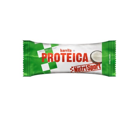 Barre protéinée à la noix de coco Nutrisport 24 pcs