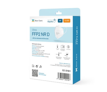 Star Care Masques Ultra FFP2 NR D 10 Unités