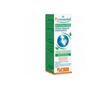 Puressentiel Respiratoire Spray Nasal Hypertonique Bio 15 ml