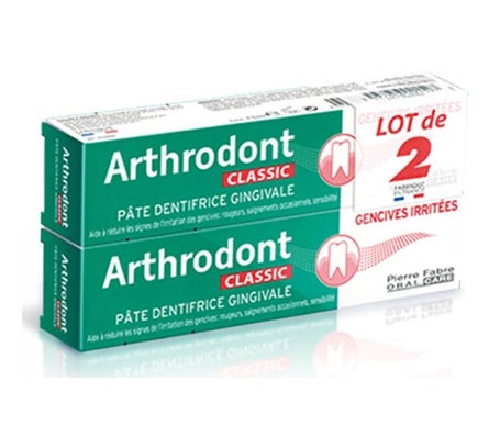 Arthrodont Classic Pâte Dentifrice Gingivale 2x75ml